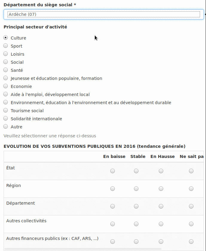 Theme responsive standard